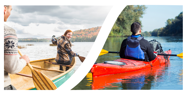 Paddle Canoes vs Kayaks