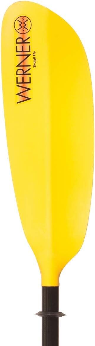 Werner Skagit FG IM Paddle - Straight Shaft Yellow