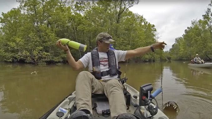 Kayak Fishing With Alligators