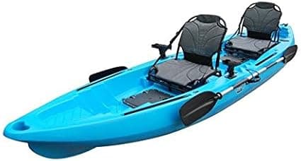 BKC TK122U 12.6 Tandem Fishing Kayak, 3-Person