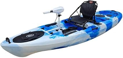 Solo Fishing Kayak with Trolling Motor