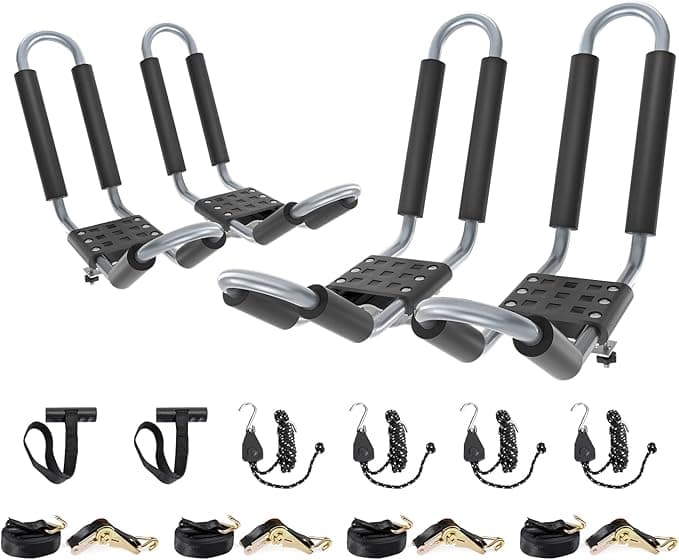 Kayak Roof Rack - Stainless Steel J-Bar