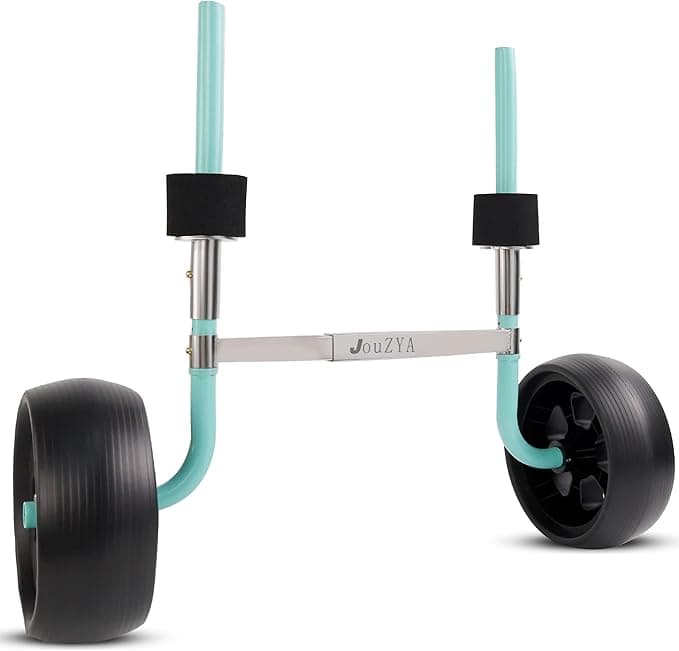 JouZYA Sit-on-top Kayak Cart - Lightweight & Adjustable - 220LB Capacity