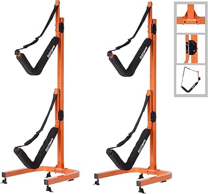 RAD Sportz Kayak Storage Rack - Dual Arms, Adjustable Straps