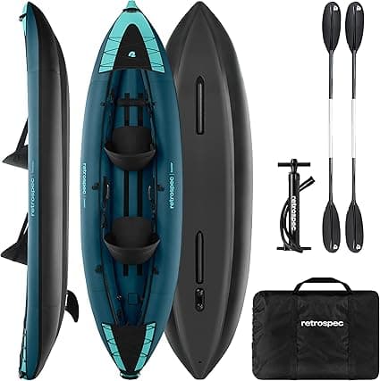 Retrospec Coaster Kayak 1 & 2 Person Inflatable Kayak
