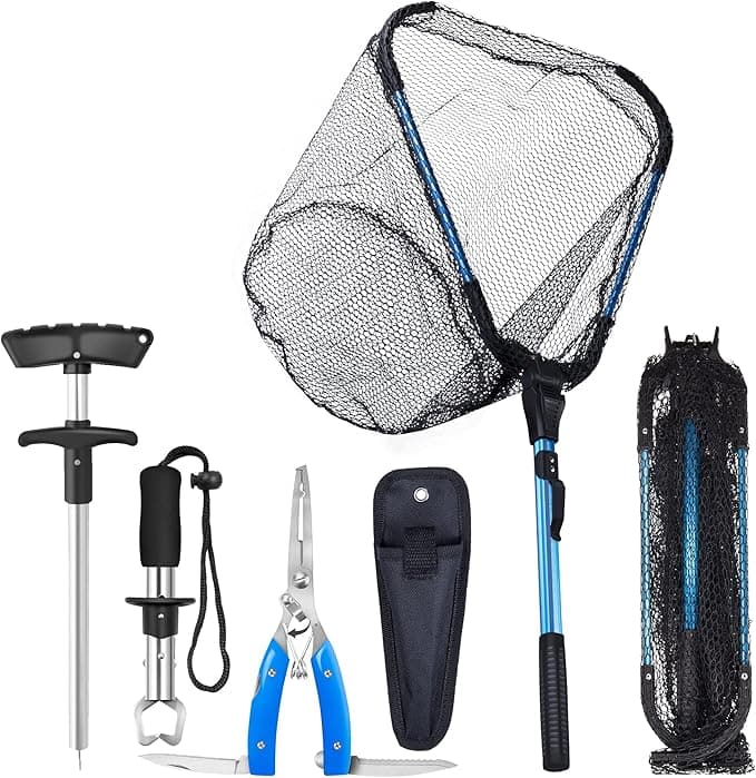 Fishing Net & Tools Kit - Kayak Fisherman's Best Friend