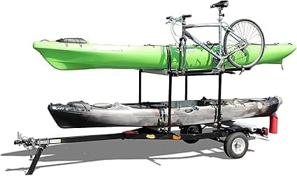 Durable Multi-Rack Trailer for Kayak Transport