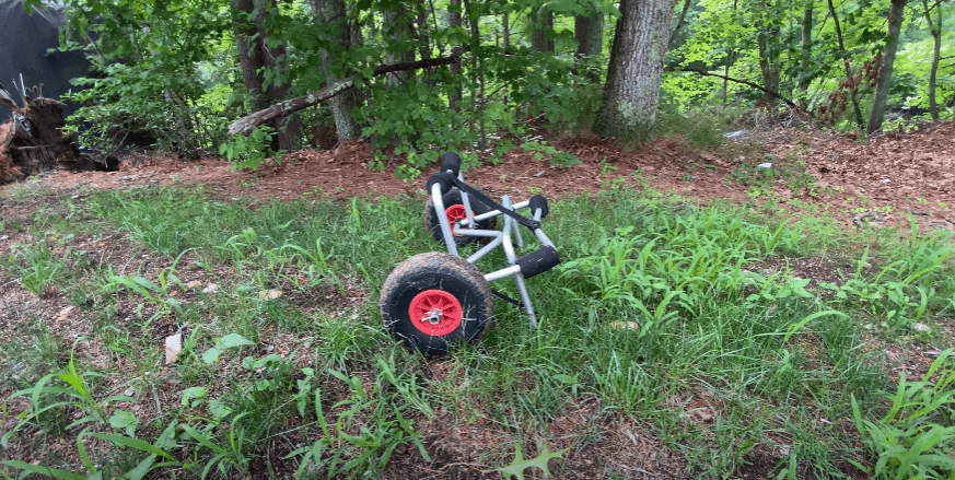 Kayak cart frames