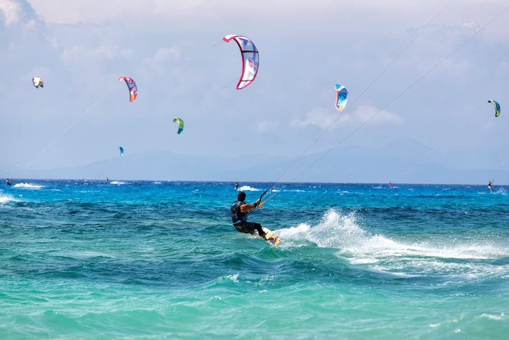 Kitesurfing