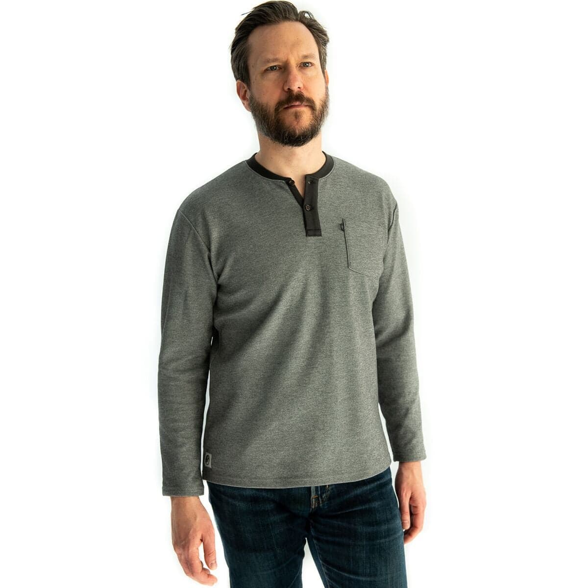Trek Henley - Pique - Men's