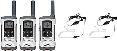 Motorola T260TP Talkabout Radios - 3 Pack Bundle