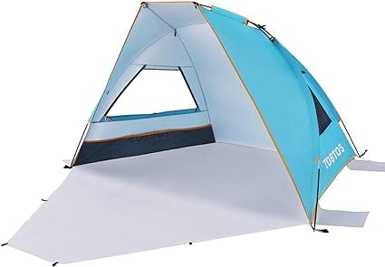 Portable Beach Tent UPF 50+: Easy Set Up Sun Shelter