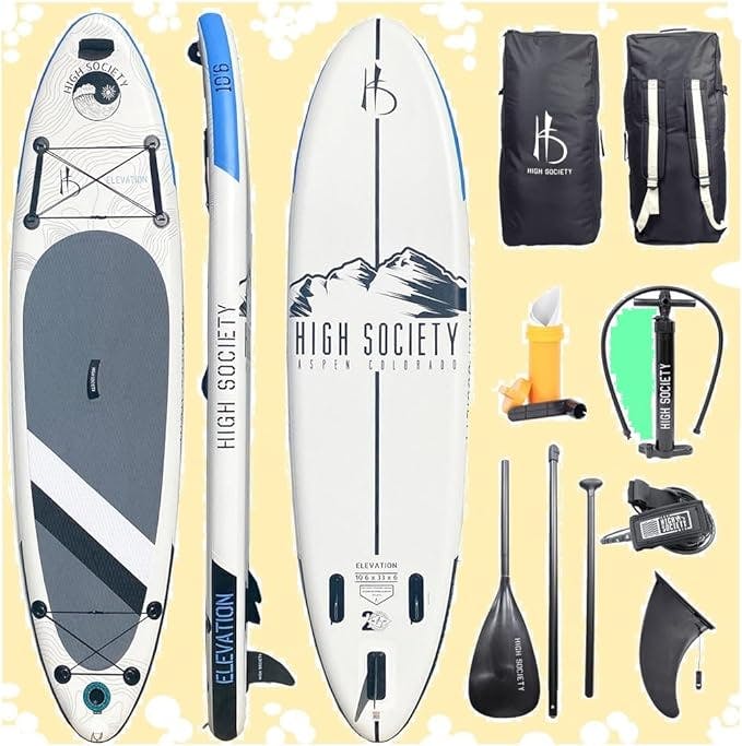 High Society Elevation Premium Paddle Board 10ftx33in