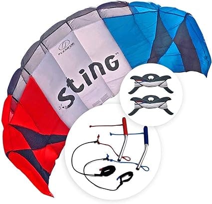 Sting Stunt Kite | 2.6m Quad Lines Trainer Parafoil