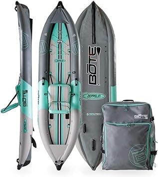 BOTE Zeppelin Aero Inflatable Kayak with Accessories 