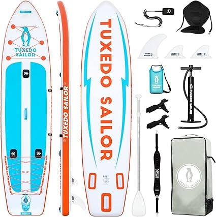 Inflatable Fishing Paddle Board 12'×34"×6"
