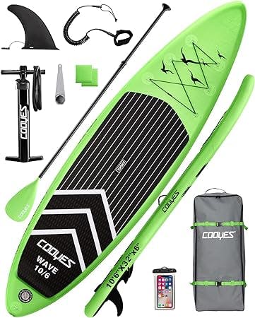 Cooyes 10ft/10.6ft Inflatable Paddle Board