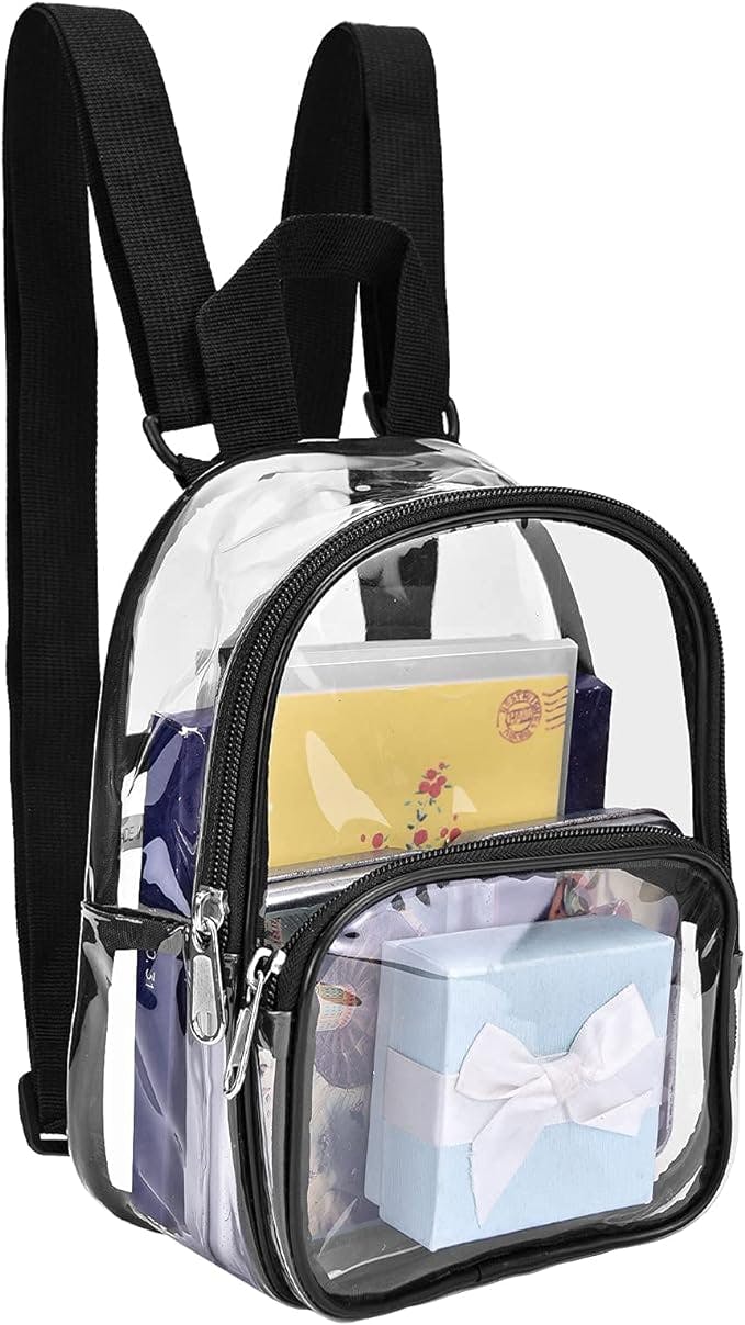 Clear Mini Backpack - Girls - 7.5"x2.8"x9"