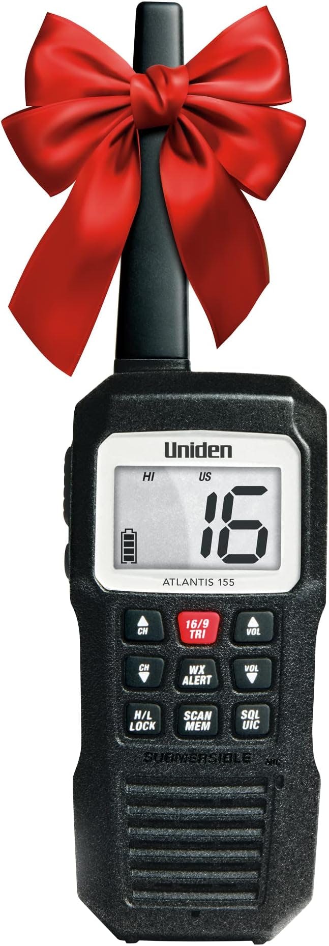 Uniden Atlantis 155: Waterproof Dual-Screen VHF Radio