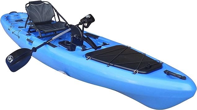 BKC PK13 13' Pedal Drive Fishing Kayak W/Rudder System