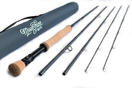 Moonshine Saltwater Fly Rod with Carrying Case & Extra Tip