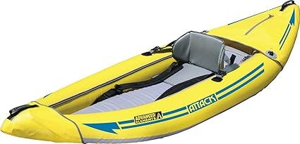 Advanced Elements Attack Whitewater Inflatable Kayak, Yellow