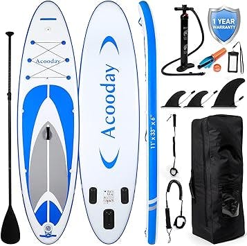 Acooday Inflatable Stand-Up Paddle Board 