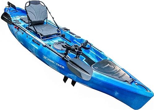 Fishing pedal kayak for anglers 11’ | sit on top or stand
