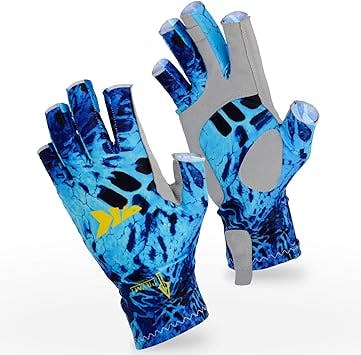 KastKing Sol Armis Sun Gloves UPF50+ Fishing Gloves 