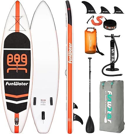FunWater 11'x33''x6'' Ultra-Light Inflatable Paddleboard