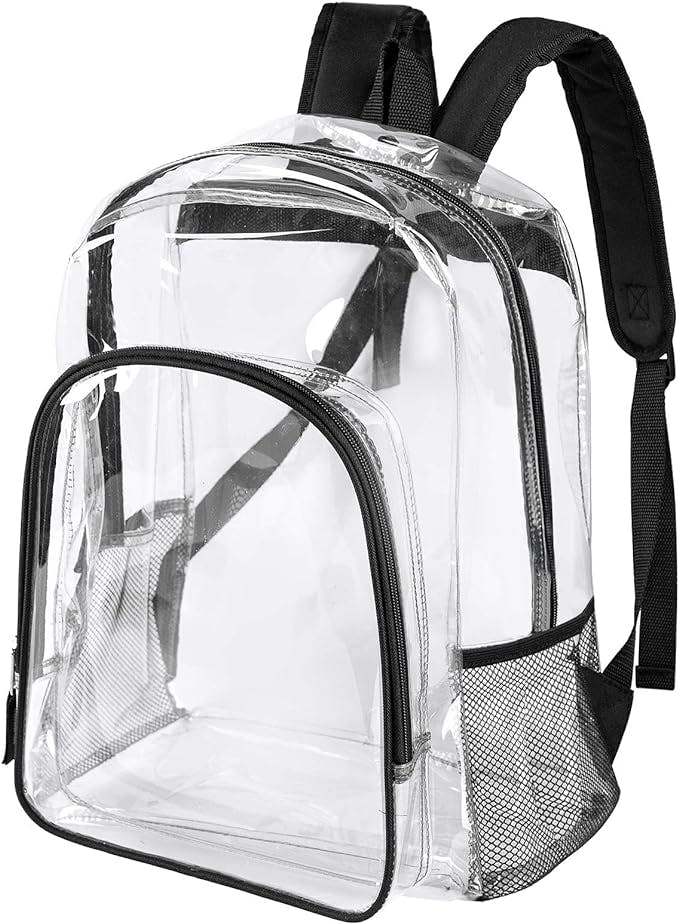 Fomaris Clear Backpack - Heavy Duty & Transparent