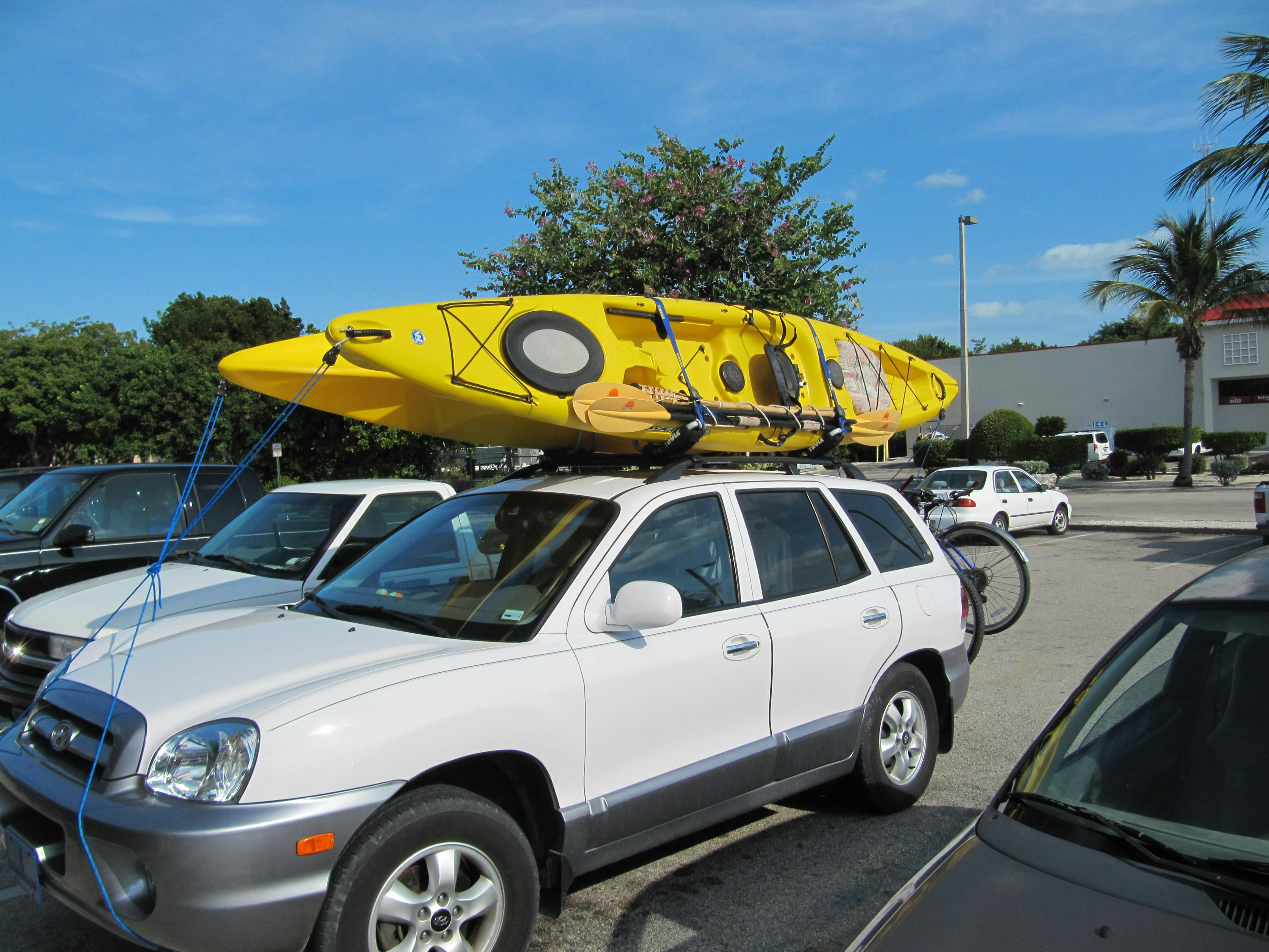 2 Kayaks car
