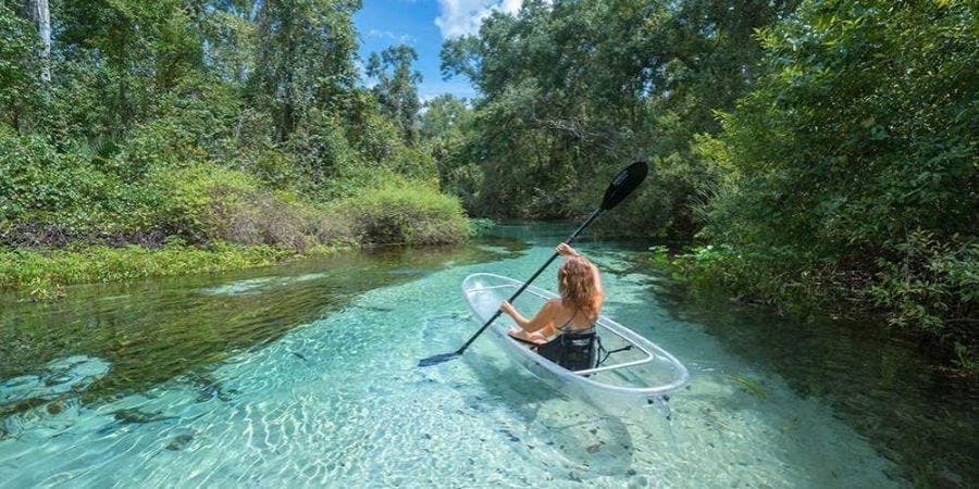 An Unforgettable Florida Adventure in a Crystal Clear Canoe