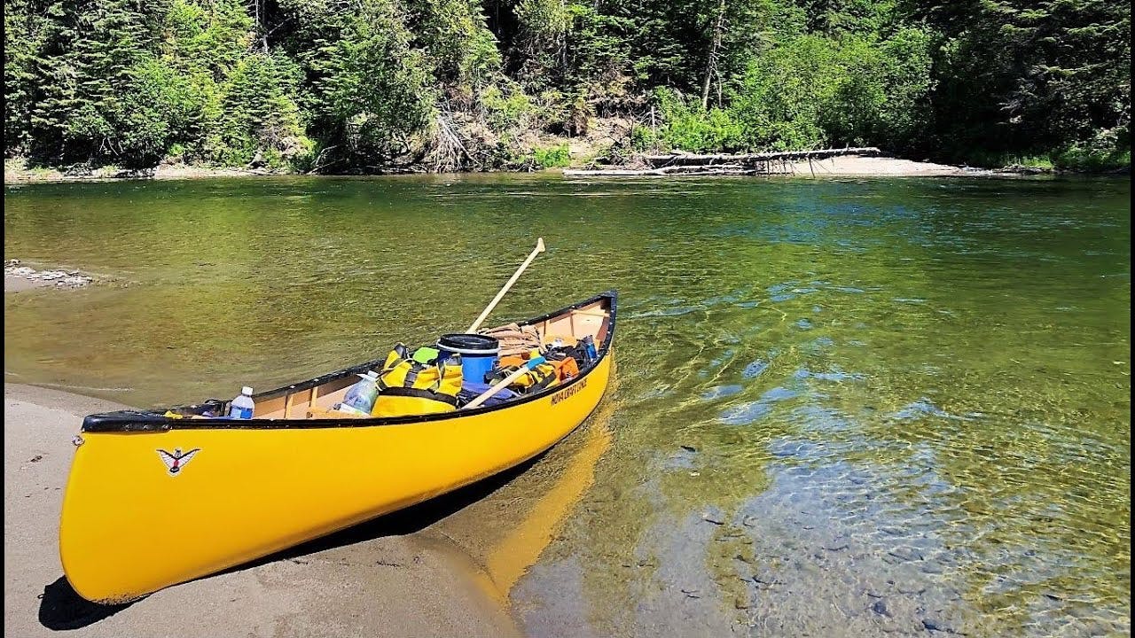 Camping with A canoe