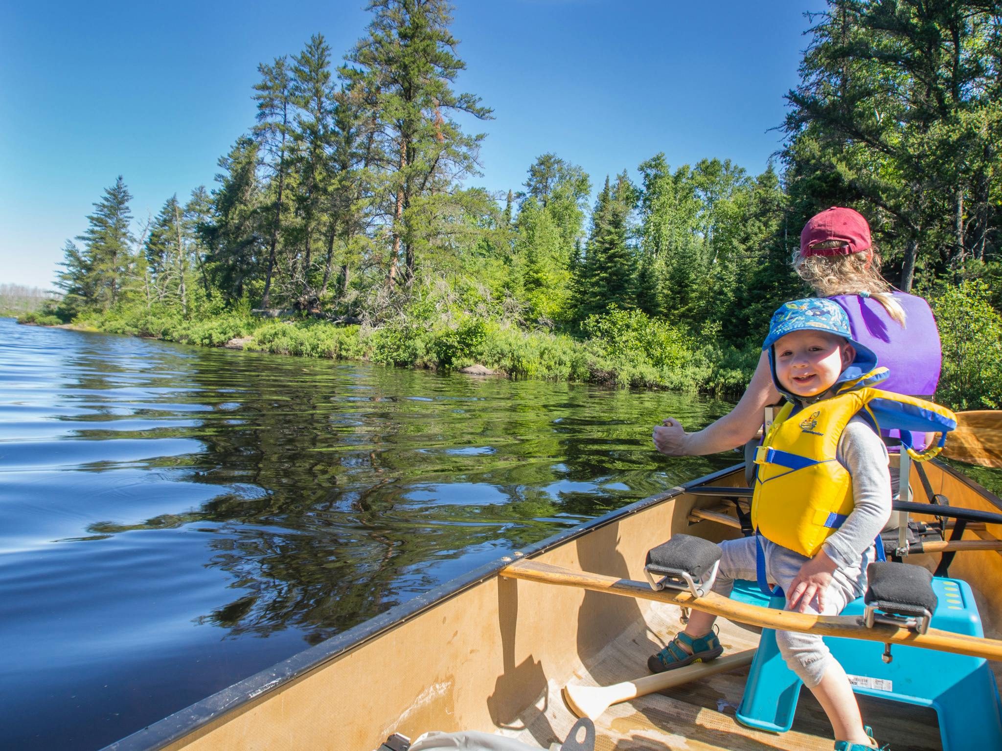 Canoeing with Toddlers