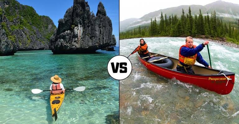 Canoes vs Kayaks