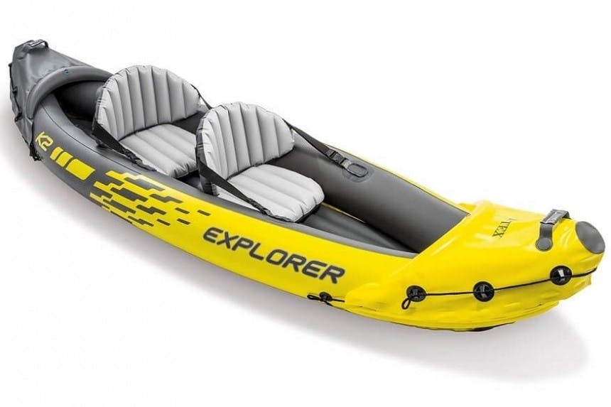 Explorer K2 Kayak, 2-Person Inflatable Kayak Set 