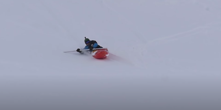 Mastering The Art of Snow Kayaking