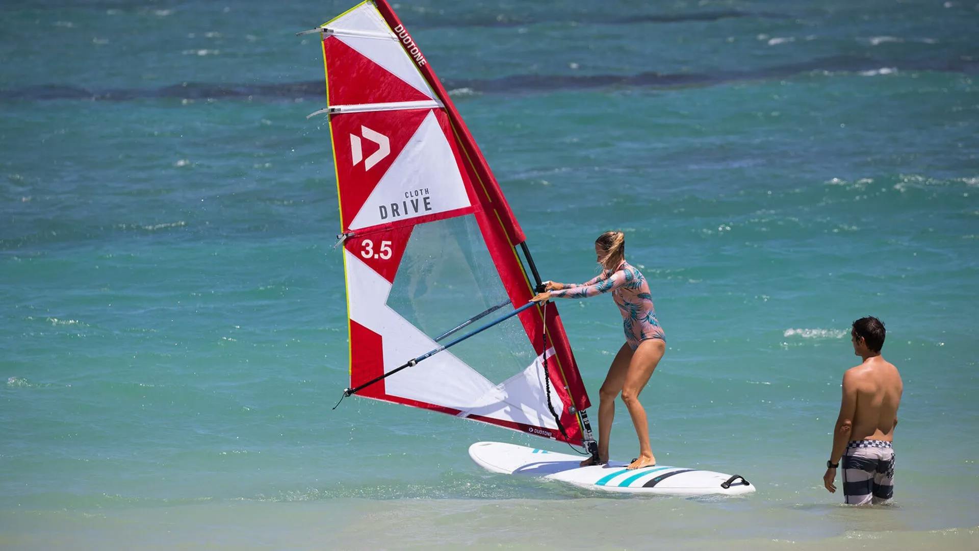 One of the earliest types of windsurfing was called Raceboard
