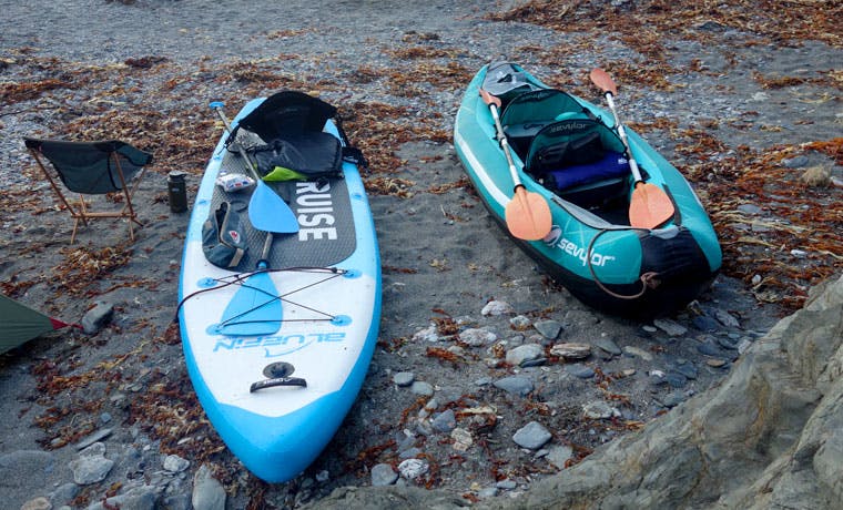 SUP kayak hybrid paddle