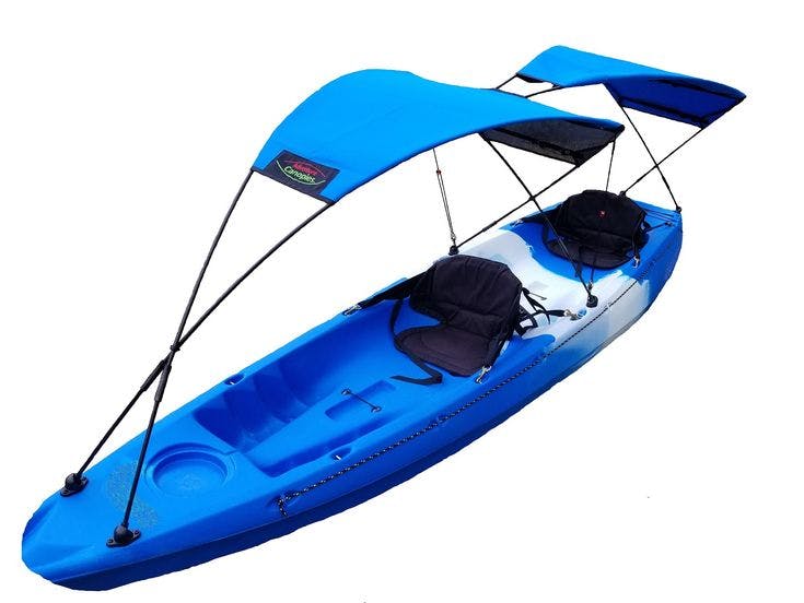 Sun Protection For Tandem Kayaks From Adventure Canopies 