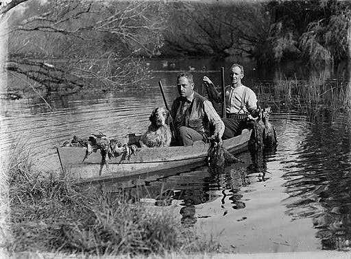 duck hunt canoe