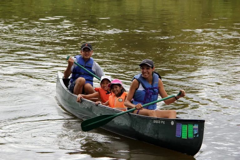 family canoe